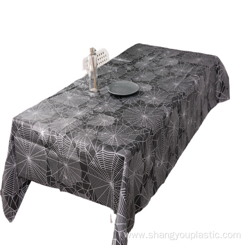 tablecloth with flannel back for Halloween